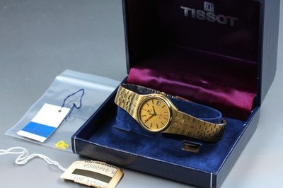[ MINT in BOX ] Vintage TISSOT Seastar Gold Plated Quartz Women Watch From JAPAN