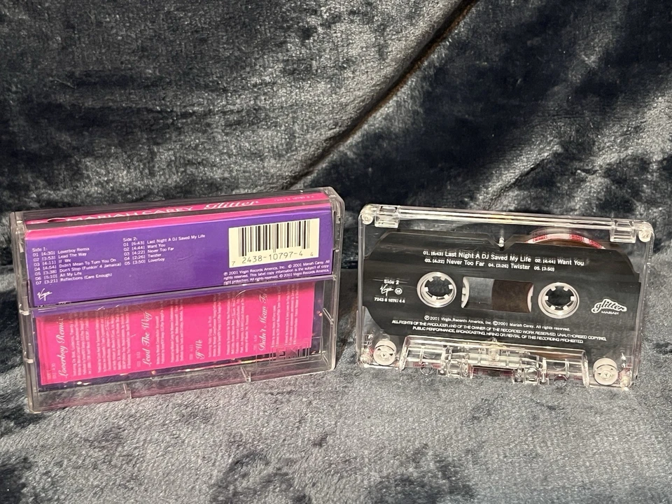 Pop R&B Mariah Carey Glitter Soundtrack Album Cassette Tape (EMI TH 2001) - Image 2 of 3