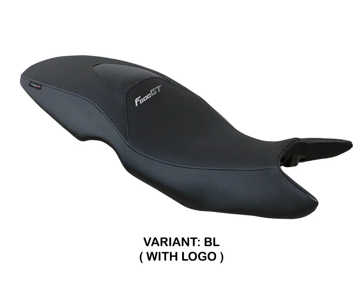 Seat saddle cover Tallin Black BL + logo Tpz compatible BMW F 800 GT 2012 2016