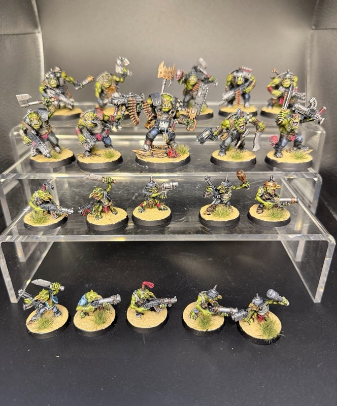 Warhammer 40K Pro Painted Ork Boyz & Gretchins Grots Armageddon 11th Edition