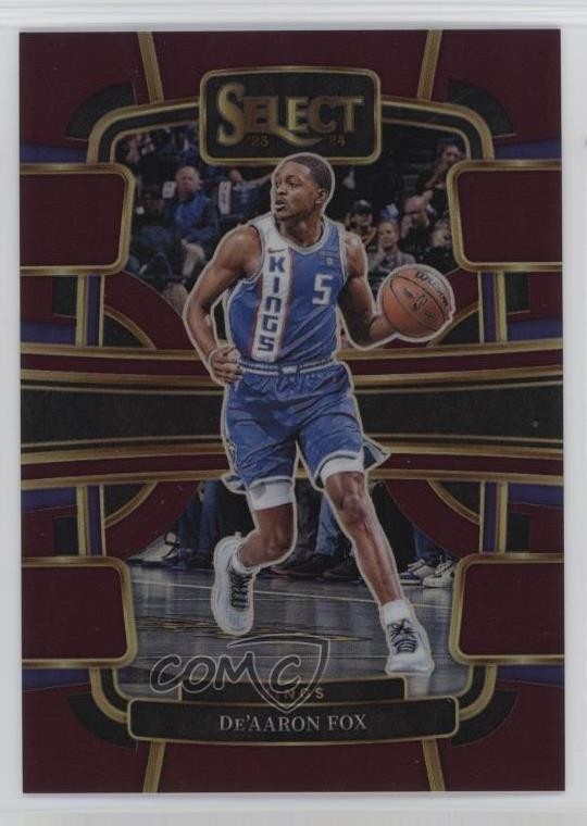 2023-24 Panini Select Concourse Maroon Prizm 83/175 De'Aaron Fox #49 1s2h
