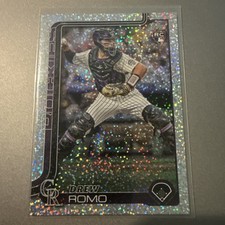 2025 Topps Series 1 Celebration DREW ROMO Confetti RC ROCKIES #296