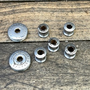 Vintage Campagnolo Record Crank Arm Dust Cap Chainring Bolt Patent Italy