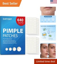 Invisible Acne Healing Patches - 640 Count with Salicylic Acid  Tea Tree Oil