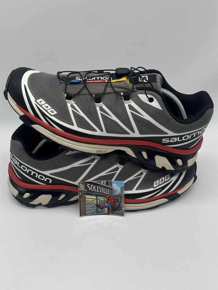 Salomon XT-6 GORE-TEX Black Flame Scarlet for sale | eBay