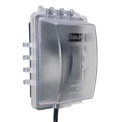 Sealproof 1-Gang Weatherproof In Use Outlet Cover Horizontal/Vertical Outdoor