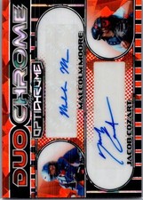 2025 Leaf Malcolm Moore Jacob Cozart Optichrome Baseball Dual Auto Orange /4