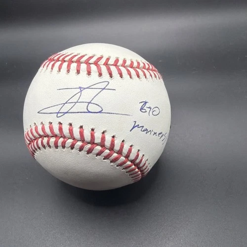 Julio Rodriguez Signed Inscribed Go Mariners Baseball Fanatics Under Wraps Auto