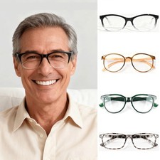 2x Reading Glasses Mens Womens Unisex Readers Eyeglasses Spring Hinge Readers US