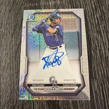 Bowman 2026 MOJO  Roldy Brito Auto Colorado Rockies MLB Baseball Card