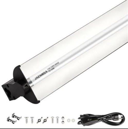 Jaenmsa T5 10.0 UVB Reptile Light Fixture, 39W UVA UVB HO Light Bulb for Re