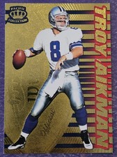 1996 Pacific Dynagon Football #P-34 Troy Aikman card! Dallas Cowboys! HOF!