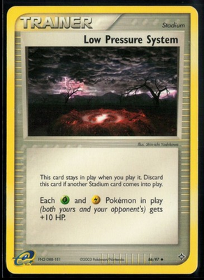 #ad 2003 EX Dragon Low Pressure System #86 Non Holo Pokemon Card $1.85