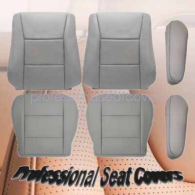 For Toyota Land Cruiser 1998-2007 Font Bottom-Back Seat Cover&Armrest Cover Gray
