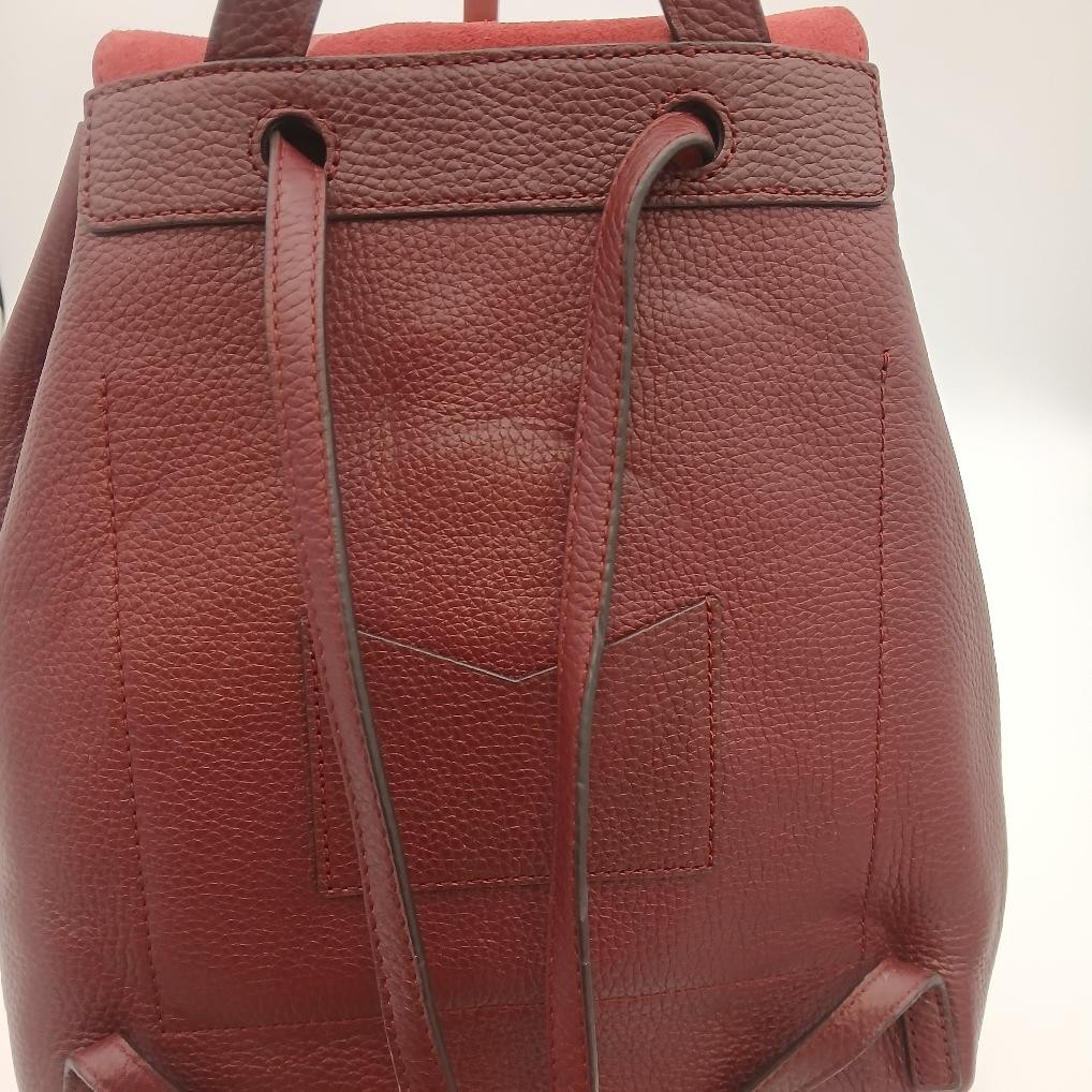 MICHAEL KORS MAROON BACKPACK PEBBLED LEATHER (101… - image 6
