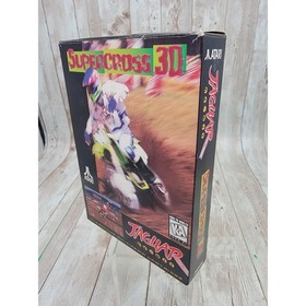 Supercross 3D Atari Jaguar Complete In Box With Manual