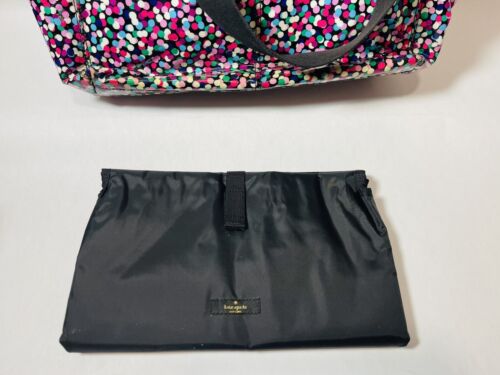 Kate Spade Kaylie Polka Dot Tote Diaper Baby Bag 18x13x5 - Picture 4 of 11