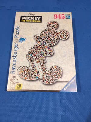 Ravensburger Disney MIckey Mouse Shape Jigsaw Puzzle 945 Pieces Faces ...