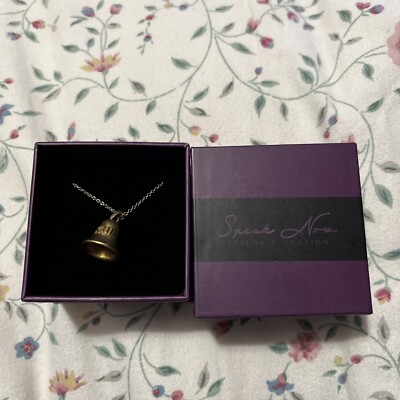 Taylor Swift Speak Now TV XIII 13 Bell Necklace Haunted Official