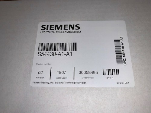 Pmi Computer Monitor NEW SIEMENS PMI / PMI1 LCD TOUCH SCREEN ASSEMBLY S544030-A1-A1 (1 YR ...