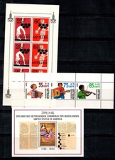 Antilles néerlandaises 1980-82 Mi. Bl. 14,22,20 Bloc Feuillet 100% Neuf ** musiq
