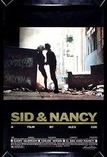 SID AND NANCY * CineMasterpieces MOVIE POSTER VICIOUS SEX PISTOLS PUNK ROCK