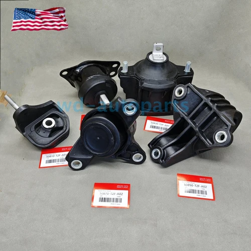 5PCS Engine Motor & Trans Mount For Honda Accord 2.4L 2013-2017 Auto Trans - Picture 3 of 8