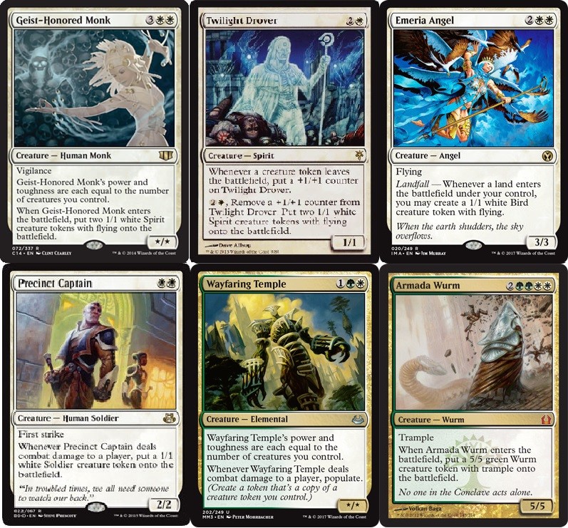 Tokens (Green White) Deck - Armada Wurm - Emeria - 60 Cards- Magic The Gathering