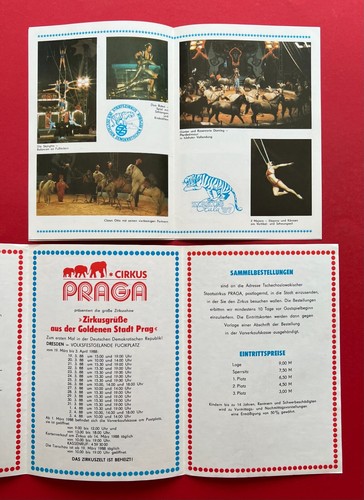 Zirkus Broschüre 1987/88 BEROLINA und PRAGA ( F21776 - Bild 3 von 4