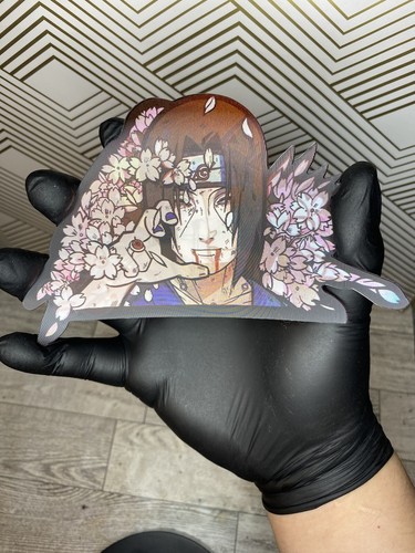 Naruto Shippuden Itachi Uchiha 3D Lenticular Motion Auto Aufkleber Decal Peeker - Bild 4 von 4