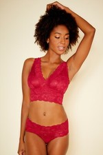 CLEARANCE - Cosabella Never Say Never Hottie LR Boyshort in Deep Ruby - S/M