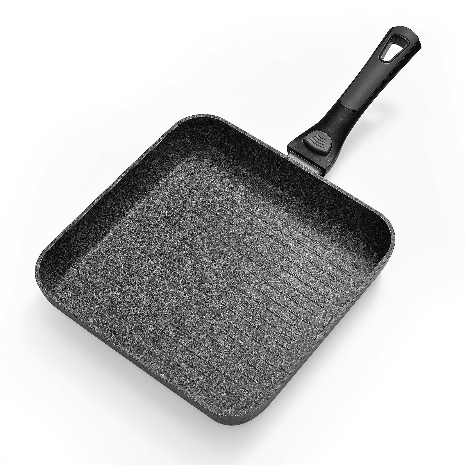 Non-Stick Grill Griddle Frying Pan Hob Stove Cooker BBQ Steak Cooking Meat Fry