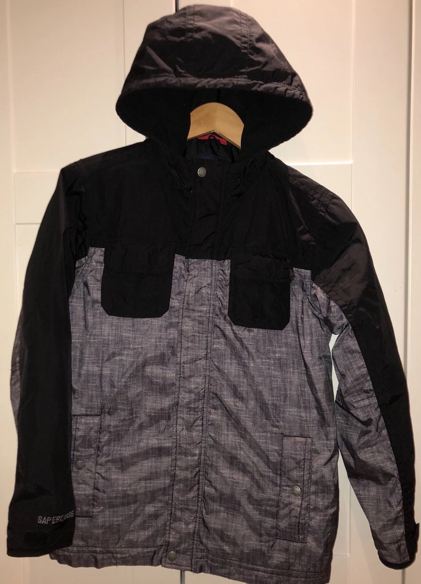 GAP Kids Waterproof jacket boys size 14 16 XXL Double Zippered front insulated