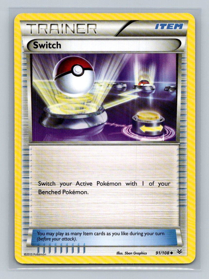 Switch XY - Roaring Skies 91/108 Near Mint NM