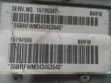 Used Engine Control Module (ECM) fits: 1995 Cadillac Deville Electronic Control