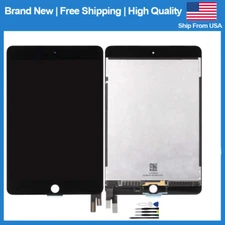 QC Black LCD Display Touch Screen Assembly For Apple iPad Mini4 2015 A1538 A1550