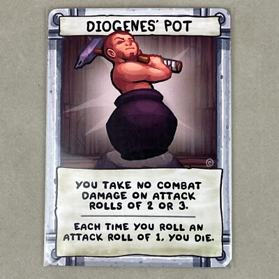 binding of isaac warp zone cards The Binding of Isaac Four Souls Requiem Diogenes' Pot Warp Zone Kickstarter  Card
