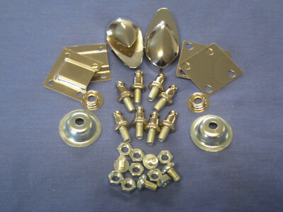 MG MGB ROADSTER 1962-80 CHROME HOOD PEG FITTING KIT    ***EB81