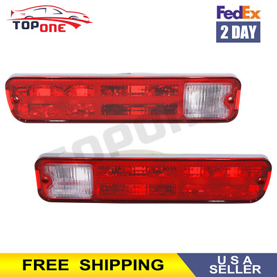 Pair Of Rear Tail Lights For Chevy El Camino, GMC Caballero, Malibu (1979-1987)