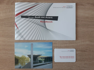 AUDI A4 Avant Road Book 2000+ Press Kit Media Lunch Test Drive Chateau la Costa