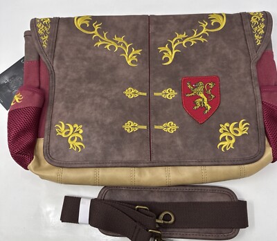 NWT Game of Thrones King’s Landing Lannister Laptop Messenger Bag Thinkgeek  Ex