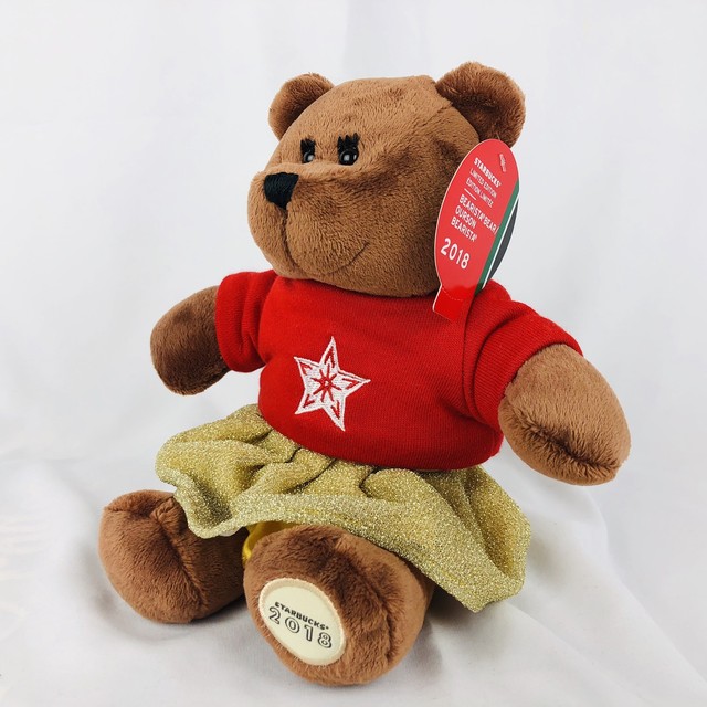 Starbucks 2018 10â Holiday Christmas Bearista Teddy Bear Girl - New with Tag | eBay