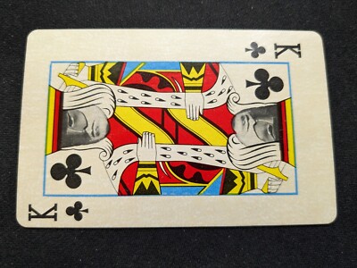 1966 Ed-U-Cards Green Hornet Playing Card # King of Clubs (EX/NM)