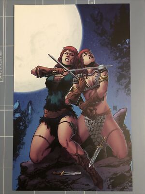 Red Sonja Unchained #4 COVER Dynamite Comics Poster 8x12 Walter Geovani