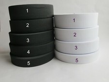 1 m Gummiband  Breit 30 mm ,35 mm, 40 mm,45 mm, 50 ,60,80 mm  Schwarz , Weiß