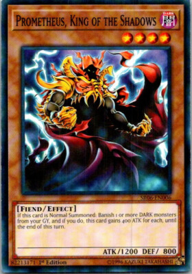 Prometheus, King Of The Shadows SR06-EN006 Yu-Gi-Oh! Light Play 1st Edition