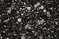 (400) Flat Socket Head 1/4-20 x 5/8 Screw Allen Plain Black