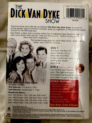 TV Favorites: The Dick Van Dyke Show - 10 Episodes (DVD, 2003, 2-Disc Set) New! - Bild 2 von 3