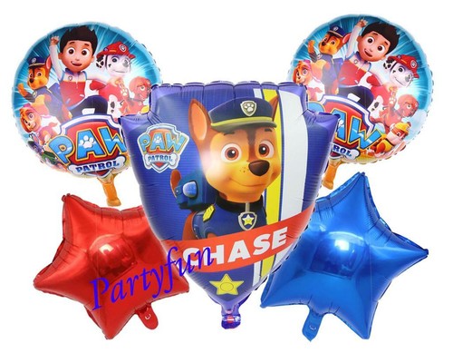 Paw Patrol Balloon Set Rubble Chase Marshall Birthday Party Foil Party Balloon - Picture 2 of 14