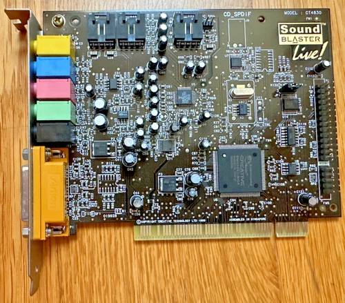 Creativ Sound Blaster Live Soundkarte Modell CT4830